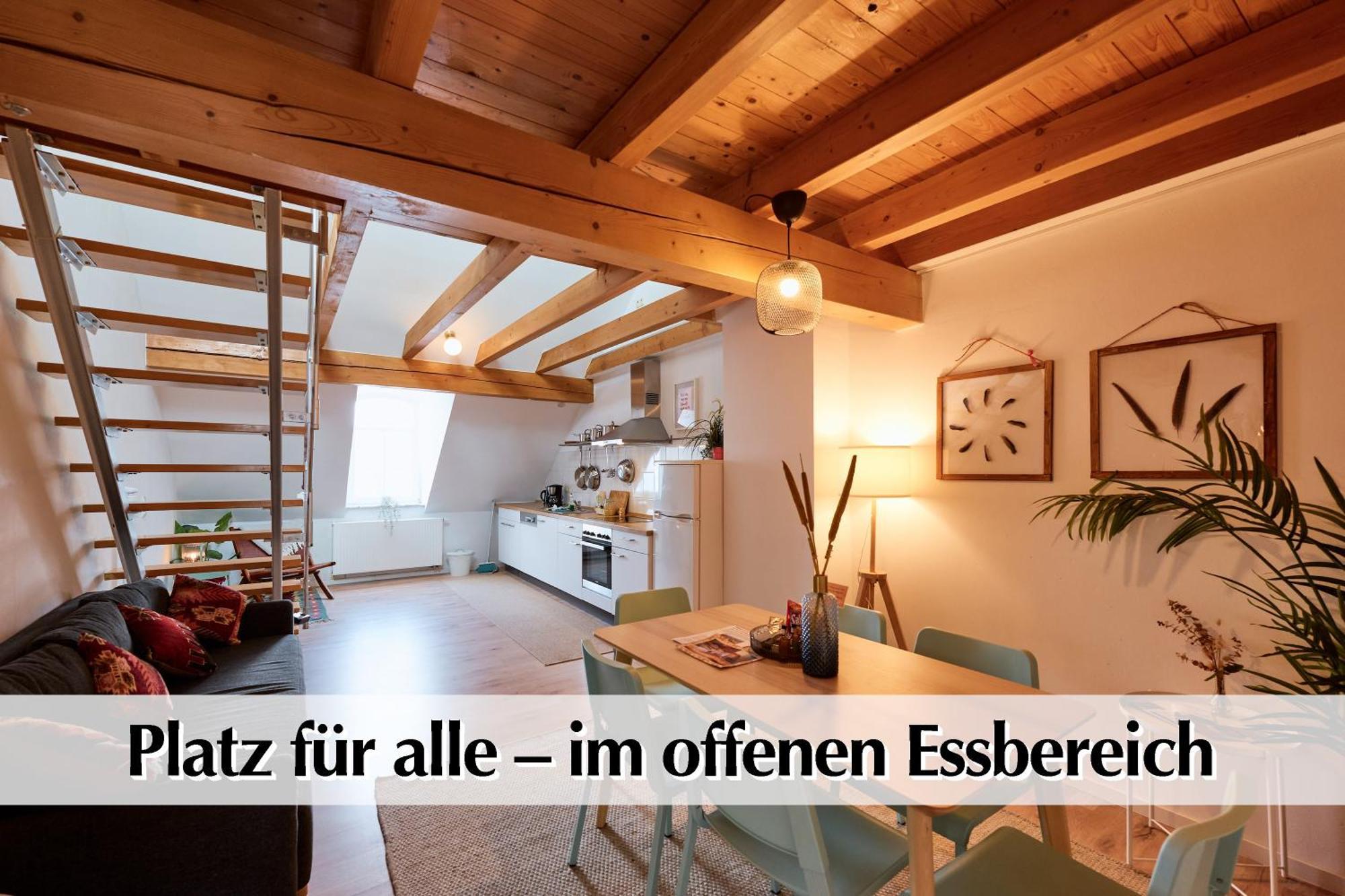 Helle 72Qm Maisonette Wohnung Im Herzen Erfurts Mit Kingsize Bett, Smart-Tv, Etc Exterior foto