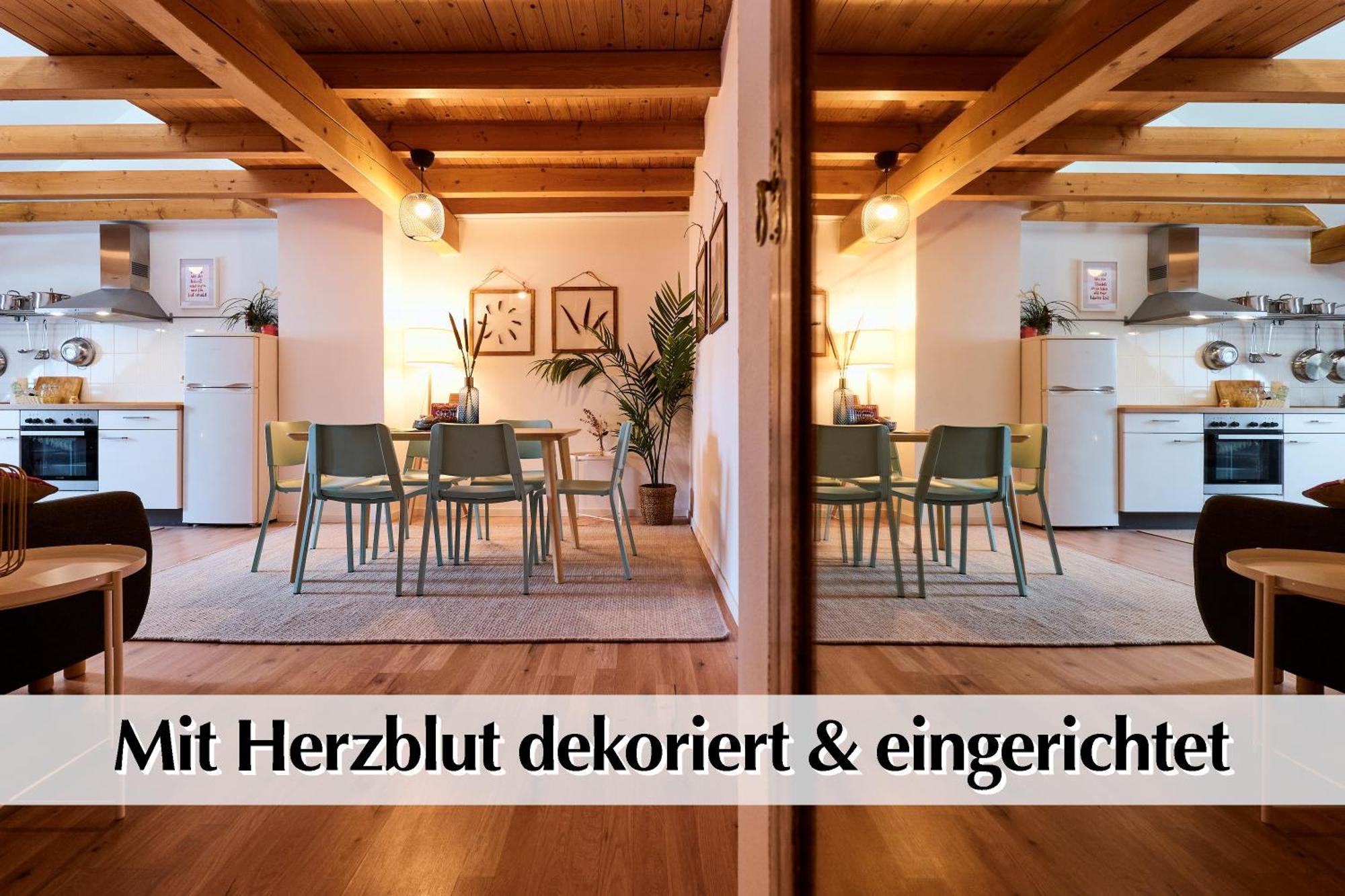 Helle 72Qm Maisonette Wohnung Im Herzen Erfurts Mit Kingsize Bett, Smart-Tv, Etc Exterior foto