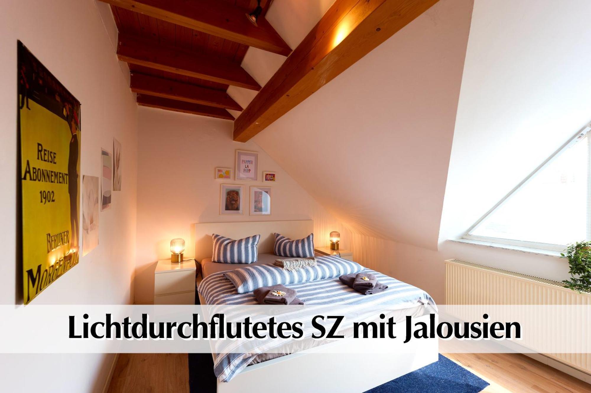 Helle 72Qm Maisonette Wohnung Im Herzen Erfurts Mit Kingsize Bett, Smart-Tv, Etc Exterior foto