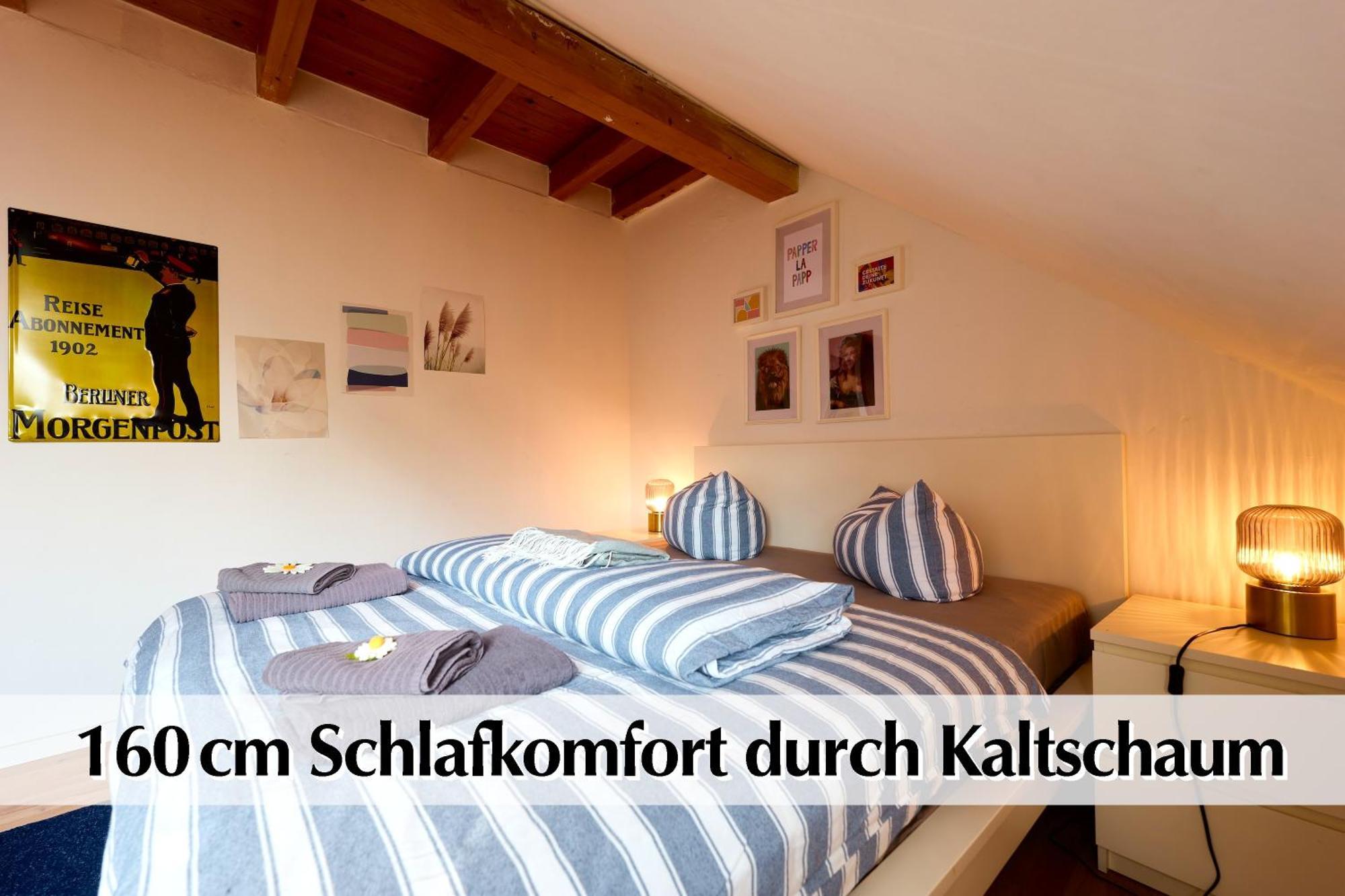 Helle 72Qm Maisonette Wohnung Im Herzen Erfurts Mit Kingsize Bett, Smart-Tv, Etc Exterior foto